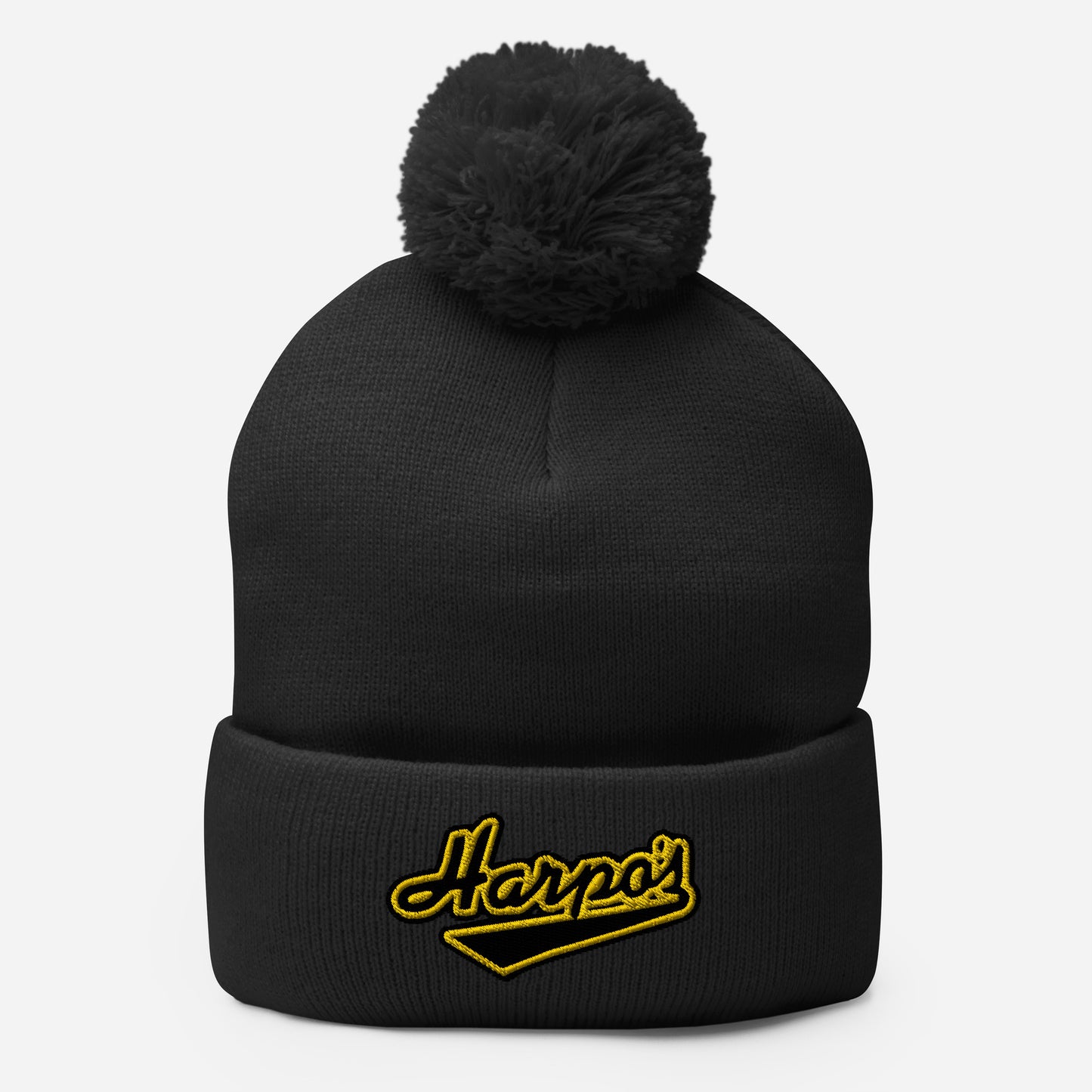 Harpo's Script Pom-Pom Beanie